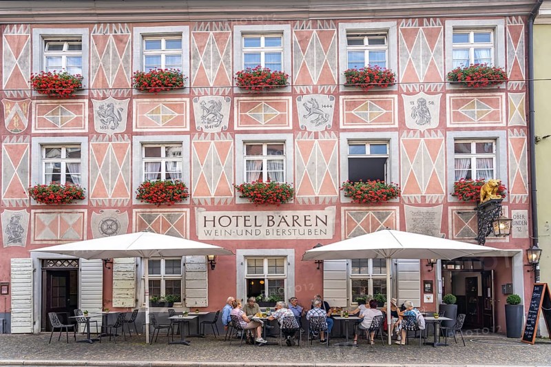 Hotel and Inn Zum Roten Bären, Freiburg im Breisgau, Black Forest, Baden-Württemberg, Germany, Europe