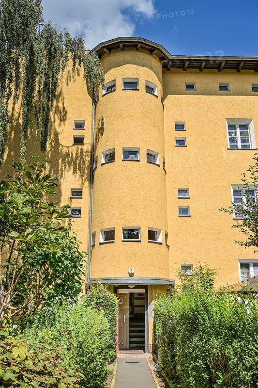 Residential building, Stavenhagener Straße, Hufeisensiedlung, Britz, Neukölln, Berlin, Germany, Europe