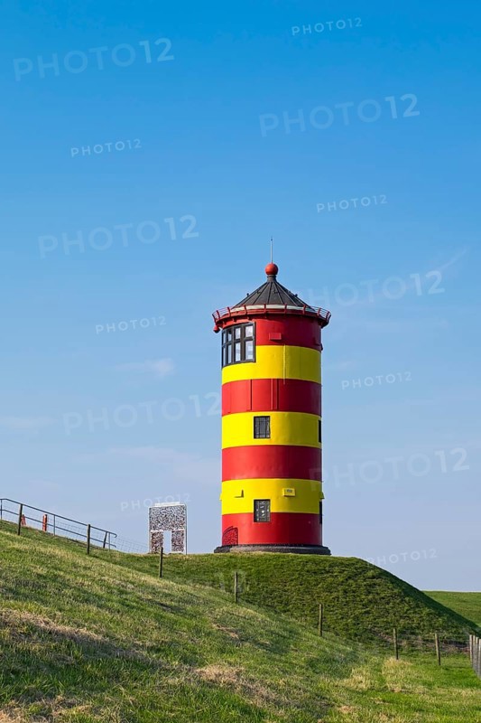 Pilsum Lighthouse, Pilsum, Krummhörn, East Frisia, Lower Saxony, Germany, Europe