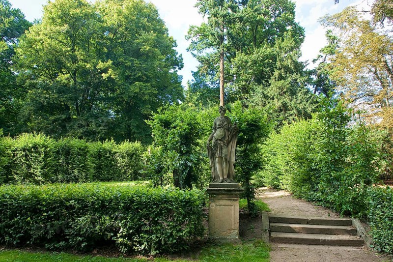 Altdöbern Castle. Major General Alexander Dietrich von Eickstedt († 1727) acquired the property in 1712. As the old Renaissance building seemed too modest to him, he had the previous building torn down and from 1717 the present Altdöbern Castle was built in the Baroque style. Castle Park, Altdöbern, Altdöbern, Brandenburg, Germany, Europe