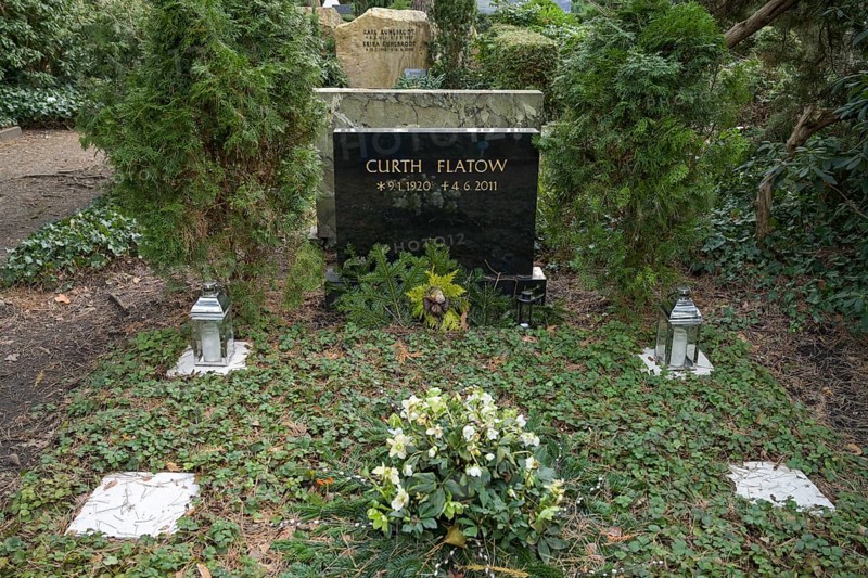Curth Flatow, grave of honour, Waldfriedhof Dahlem, Hüttenweg, Steglitz-Zehlendorf, Berlin, Germany, Europe