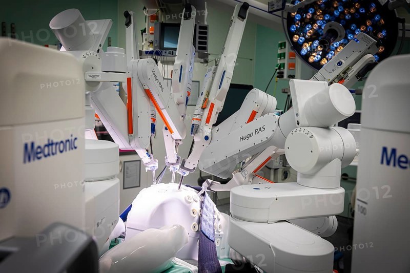 Operating theatre robot HUGO, Dresden, Saxony, Germany, Europe