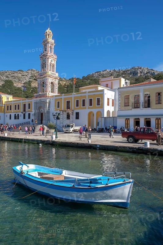Panormitis Monastery, Symi Island, Dodecanese, Greek Islands, Greece, Europe