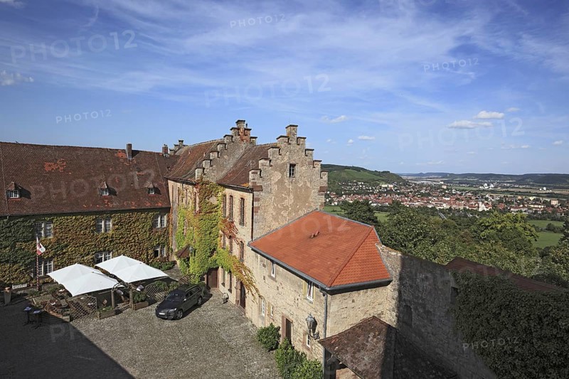 Saaleck Castle near Hammelburg, Lower Franconia, Bavaria, Germany, Europe