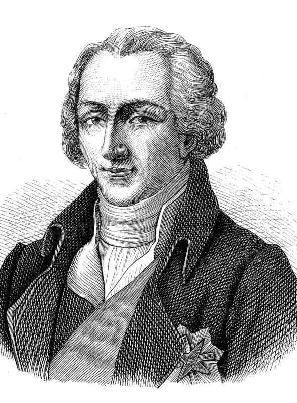 Sir Benjamin Thompson, Count Rumford, Earl of Rumford, (26 March 1753, 21 August 1814) was a British officer, politician, experimental physicist and inventor. He played a significant role in the further development of thermodynamics, Historical, digital reproduction of an original from the 19th century