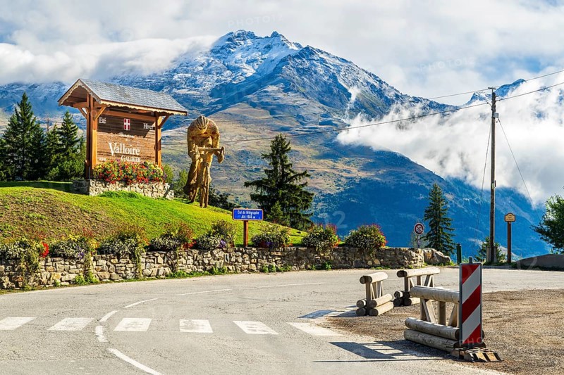 Route des Grandes Alpes, pass Col du Telegraph, Departement Savoie, Savoier Alps, region Auvergne-Rhône-Alpes, France, Europe