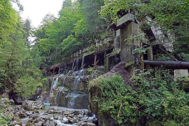 Seisenbergklamm gorge, natural monument, Pinzgau, Salzburger Land, Austria, Europe