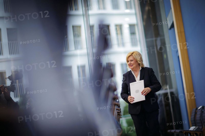 Eva Högl, Parliamentary Commissioner for the Armed Forces, presents her Annual Report 2023 at the Federal Press Conference. Berlin, 12 March 2024