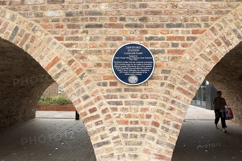 Deptford station carriage ramp, Deptford, Lewisham, London SE8, England, UK completed 1835