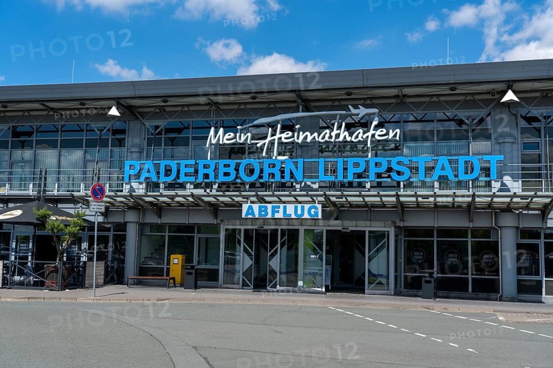 Paderborn-Lippstadt Airport, regional airport, terminal building North Rhine-Westphalia, Germany, Europe