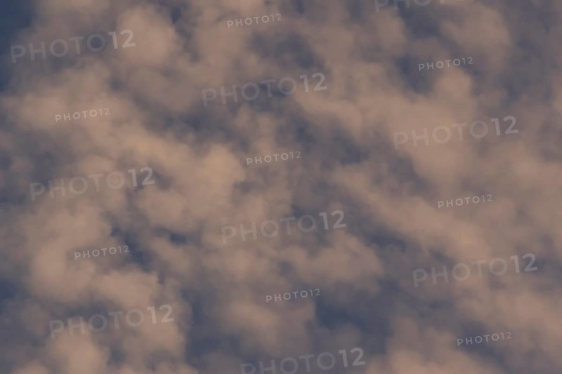 Altostratus white clouds in a blue sky, England, United Kingdom, Europe