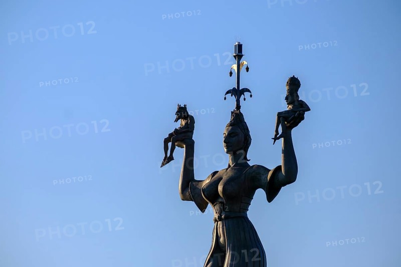 Imperia at the harbour entrance, by artist Peter Lenk, Constance, on Lake Constance, Baden-Württemberg, Germany, Europe