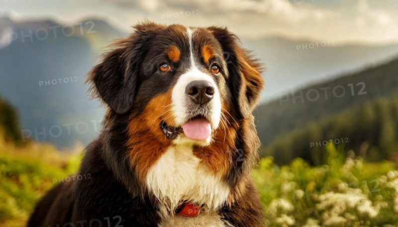 Pets, Dog, Bernese Mountain Dog, AI-generated, AI generated