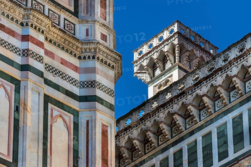 Detail of the Cathedral of Santa Maria del Fiore, Duomo, building, architecture, history, culture, architecture, art, tourism, city trip, Florence, Tuscany, Italy, Europe