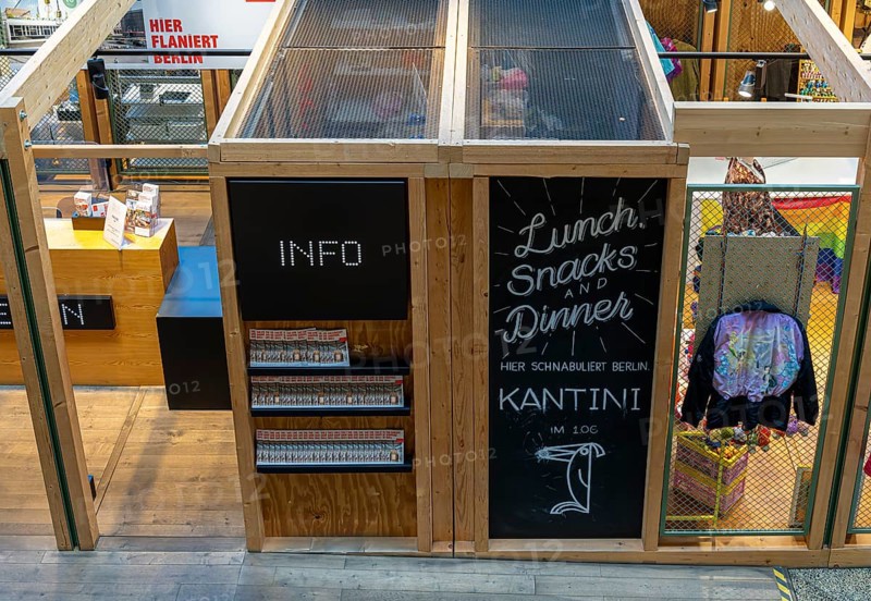 Interior photograph, retail and commercial space in Bikini Haus, Budaperster Strasse, Berlin, Germany, Europe