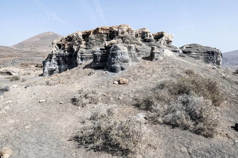 Stratified City, Antigua rofera de Teseguite, Lanzarote, Canary Islands, Spain, Europe