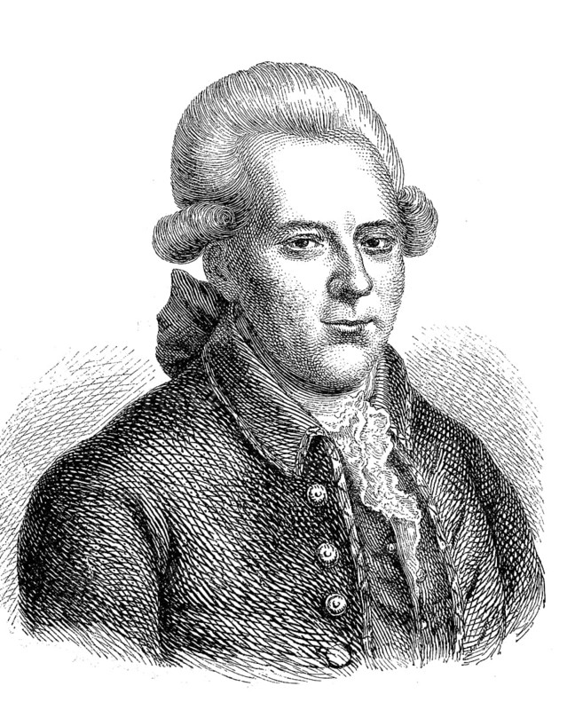 Georg Christoph Lichtenberg, 1 July 1742, 24 February 1799, a physicist, naturalist, mathematician, writer and the first German professor of experimental physics in the Age of Enlightenment, Historical, digital reproduction of an original from the 19th century