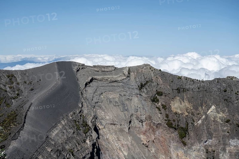 Irazu Volcano, Irazu Volcano National Park, Parque Nacional Volcan Irazu, Cartago Province, Costa Rica, Central America