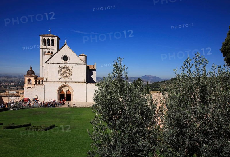 Cathedral of San Rufino in Assisi, Umbria, Italy, Europe