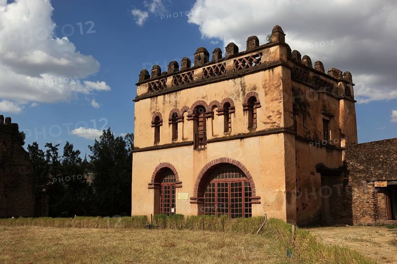Amhara region, in the Gemp palace complex in Gondar, Gonder, UNESCO, world, heritage, cultural heritage, Ethiopia, Africa