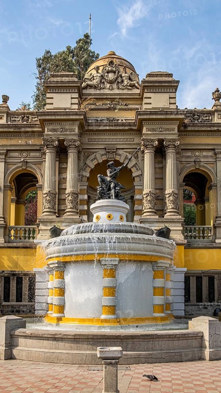 Fuente Neptuno, Santiago de Chile, Chile, South America