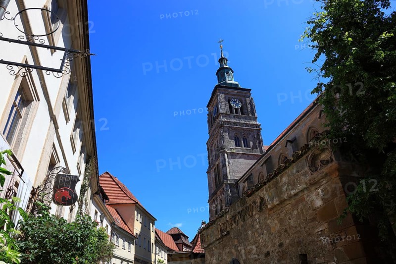 Late Gothic, Protestant-Lutheran St Mary's Church, Königsberg in Bavaria, Königsberg i.Bay, town in the district of Haßberge, Lower Franconia, Bavaria, Germany, Europe