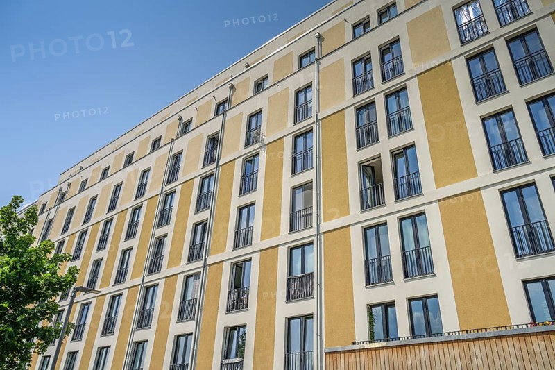 New construction of the property company Hines, residential building, Südkreuz city quarter, Quartierstraße, Schöneberg, Berlin, Germany, Europe