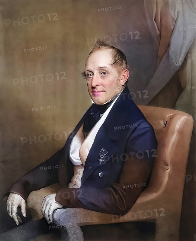Ludwig Freiherr von Türkheim (1777-1846), physician, health politician, rector of the University of Vienna, Historical, digitally restored reproduction from a 19th century original, Record date not stated