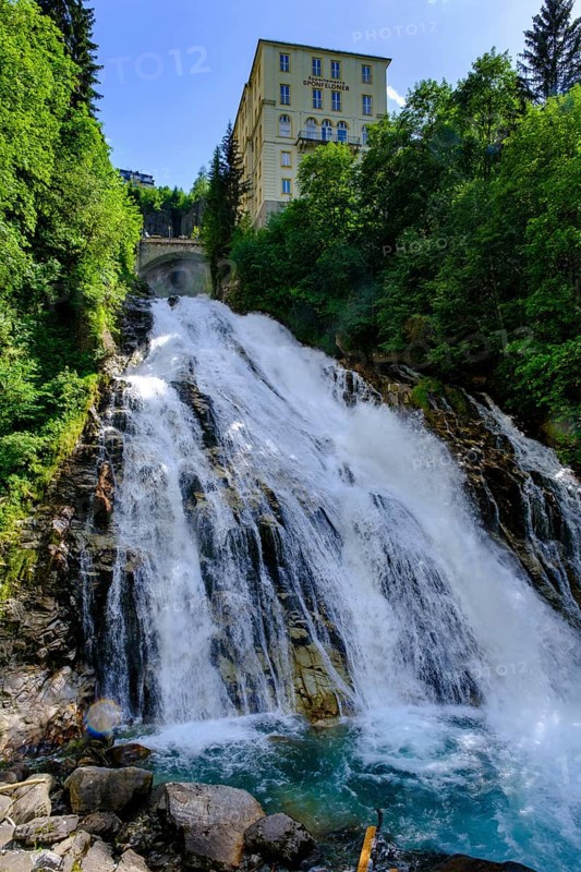 Waterfall in Bad Gastein, Gastein Valley, Salzburger Land, Austria, Europe
