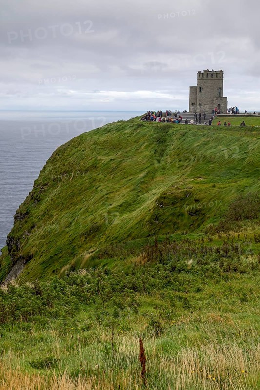 O'Briens Tower, Cliffs of Moher, Doolin, County Clare, Ireland, Europe