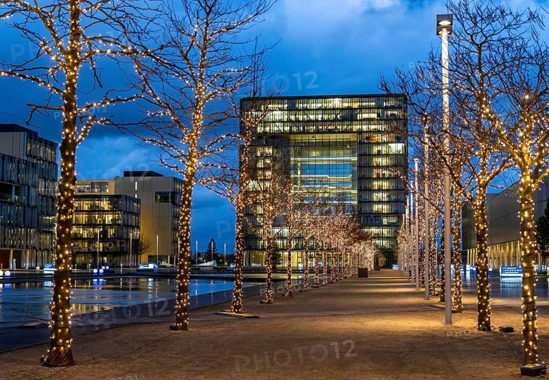 The Ruhr Tech Campus Essen, formerly the Thyssenkrupp Campus, headquarters of Thyssenkrupp, building K1, since 2024 other companies such as E.ON and Siemens have been located on the site, Essen North Rhine-Westphalia, Germany, Europe