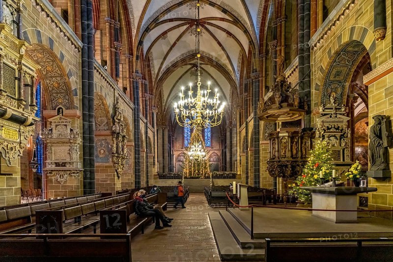 Interior of Bremen's St Peter's Cathedral, Free Hanseatic City of Bremen, Germany, Europe
