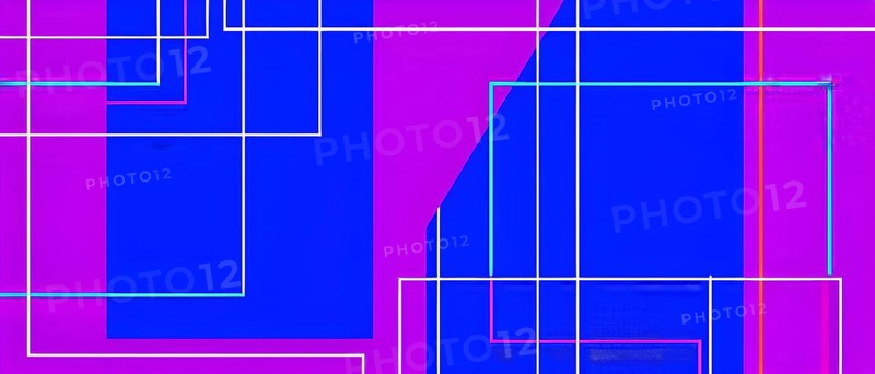 Abstract minimalist illustration theme in vibrant neon color accents symbolizing fun and ease, AI generated