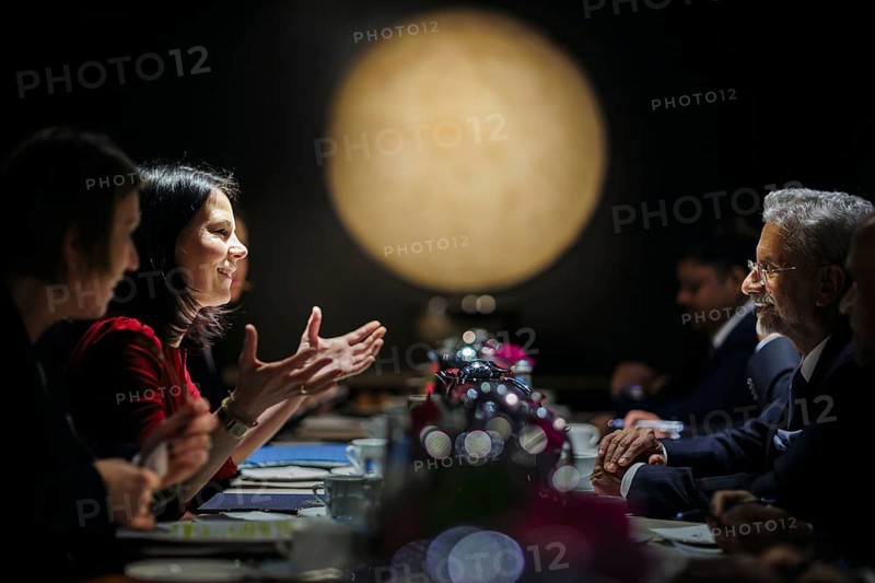 60th Munich Security Conference. Annalena Bärbock (Alliance 90/The Greens), Federal Foreign Minister, meets the Foreign Minister of India, Subrahmanyam Jaishankar. Munich, 16.02.2024. Photographed on behalf of the Federal Foreign Office