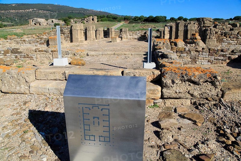 Market area of Baelo Claudia Roman site, Cadiz province, Spain, Europe