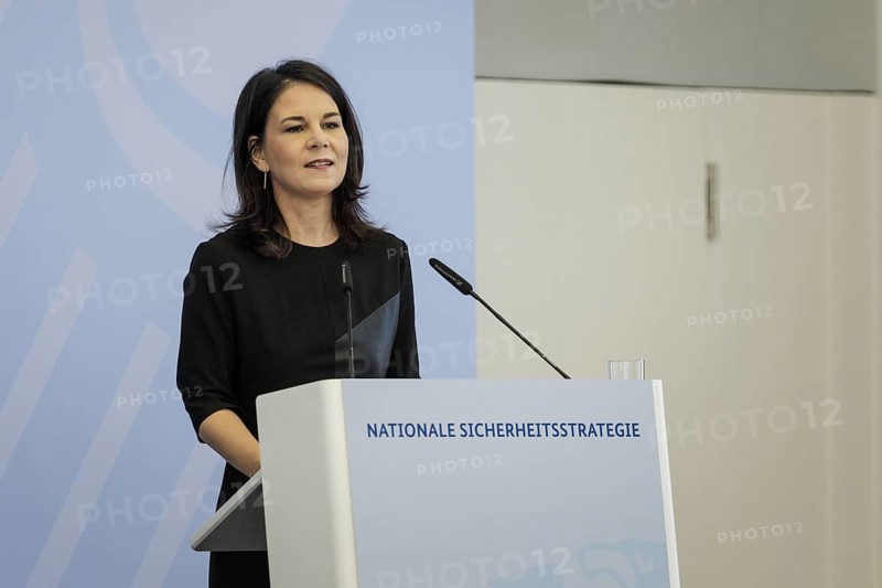 Annalena Bärbock (Alliance 90/The Greens), Federal Foreign Minister, recorded at the event to mark the first anniversary of the National Security Strategy at the Federal Academy for Security Policy in Berlin, 1 July 2024