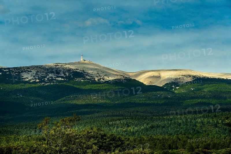 South face of Mont Ventoux (1910m) . Vaucluse. Provence-Alpes-Côte d'Azur. France
