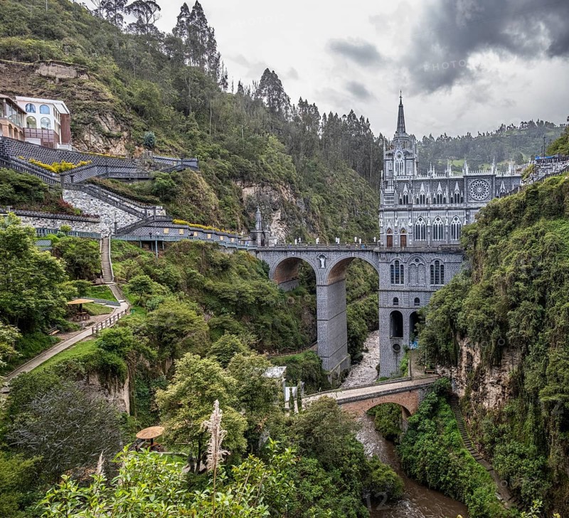 National Shrine Basilica of Our Lady of Las Lajas, Las Lajas, Potosi, Narino Department, Colombia, South America
