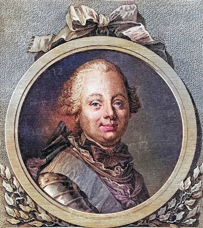 Etienne Francois de Choiseul, Duke of Choiseul (born 28 June 1719 in Nancy, died 8 May 1785 in Paris) was Marquis de Removille, Seigneur de Chanteloup, Marquis de Stainville (since 1770), Duc de Choiseul and Pair of France (since 1758) as well as Duke of Choiseul, Historical, digitally restored reproduction from a 19th century original, Record date not stated