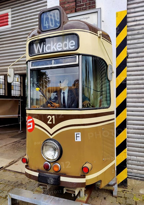 Former Mooskamp depot, museum vehicle fleet, Dortmumd local transport museum, Ruhr area, North Rhine-Westphalia, Germany, Europe