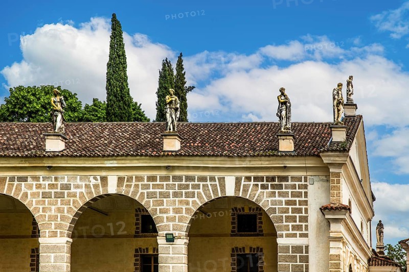 Villa Manin from the 17th century, residence of Ludovico Manin, the last Doge of Venice, Codroipo, Friuli, Italy, Codroipo, Friuli, Italy, Europe