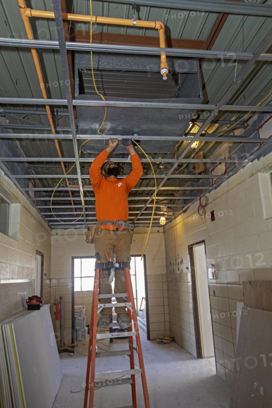 Detroit, Michigan, The former St. Matthew Catholic School, which has been vacant for a decade, is being converted to 46 affordale apartments. The project is being led by Catholic Charities of Southeast Michigan