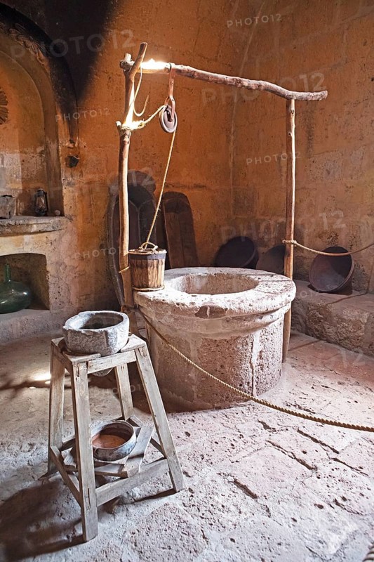 Traditional well in the kitchen of the Convento Santa Catalina nunnery, Arequipa, Arequipa province, Peru, South America