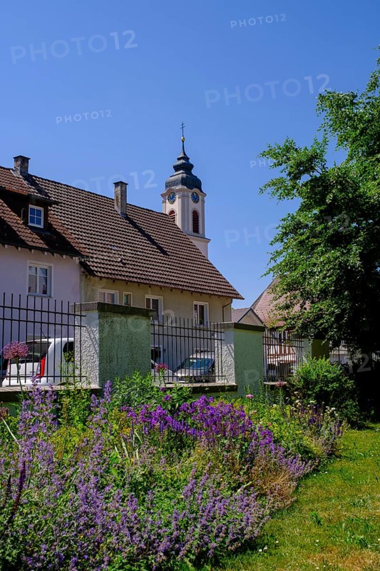 St Gallus Church, Kisslegg, Upper Swabia, Allgäu, Baden-Württemberg, Germany, Europe