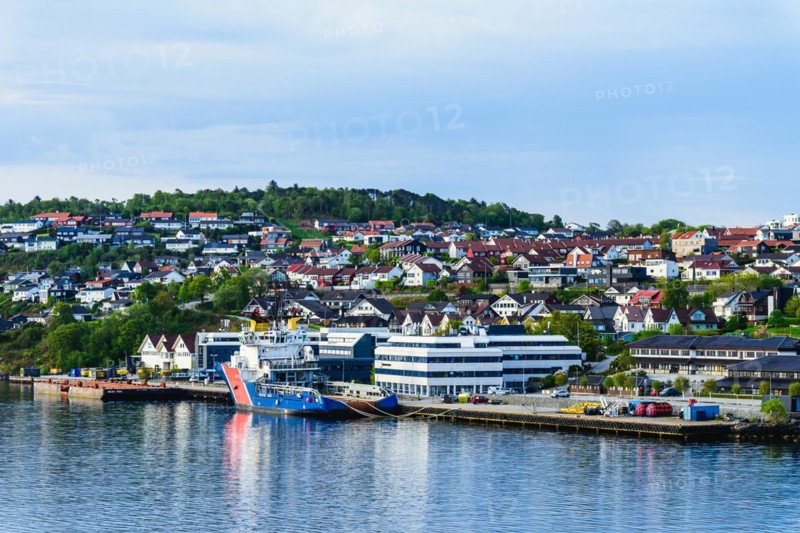 Rescue Zone UT 722 Ships over FjordSailing, Stavanger, Boknafjorden, Norway, Europe