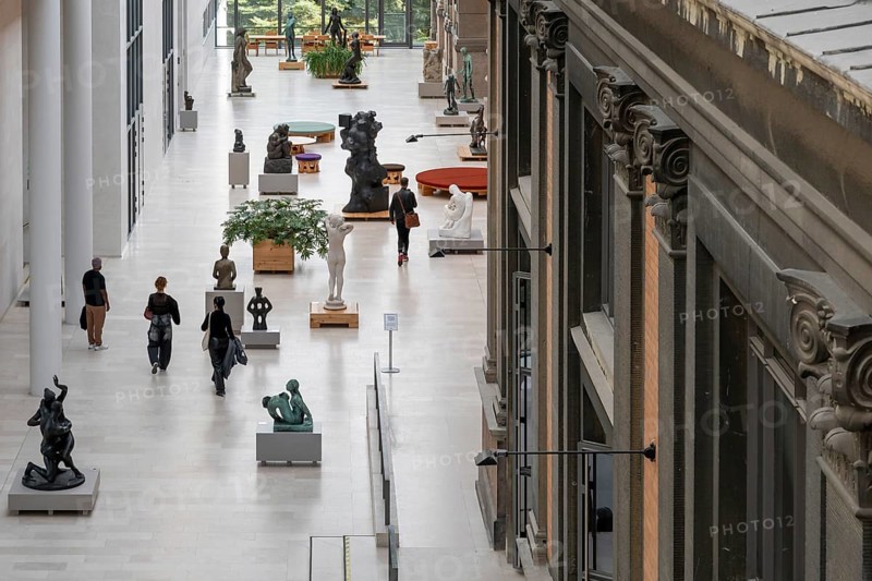 State Museum of Art, Statens Museum for Kunst, SMK, National Gallery and extension by Anna Maria Indrio with sculpture collection, contemporary architecture, Copenhagen, Denmark, Europe