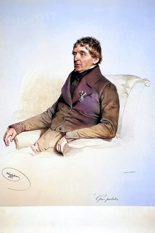 Wenzel Gustav von Kopetz (1782-1857), Austrian jurist, Historical, digitally restored reproduction from a 19th century original, Record date not stated