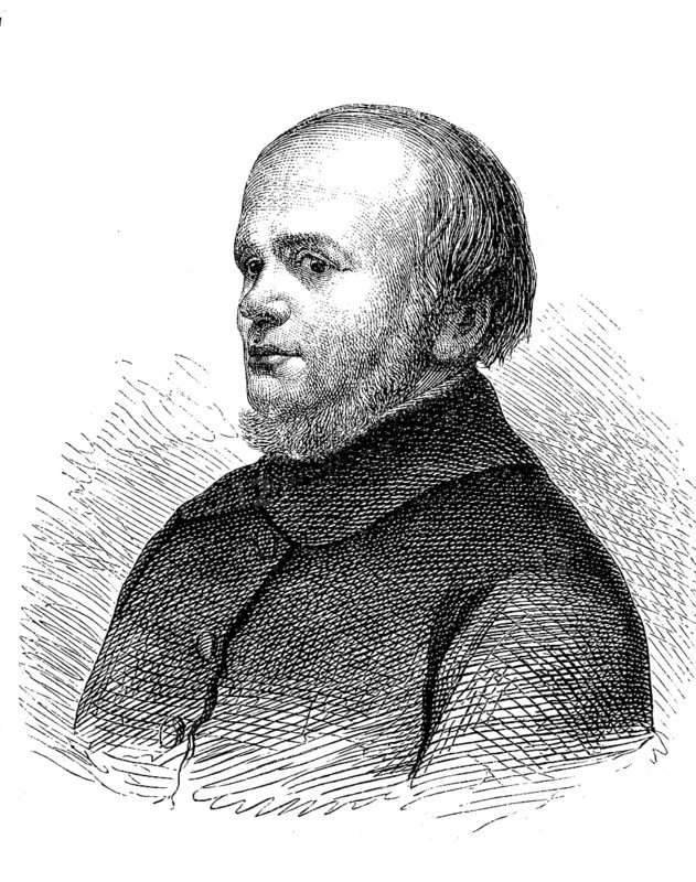 Franz Theodor Kugler, 18 January 1808, 18 March 1858, German historian, art historian and writer, Historical, digital reproduction of a 19th century original