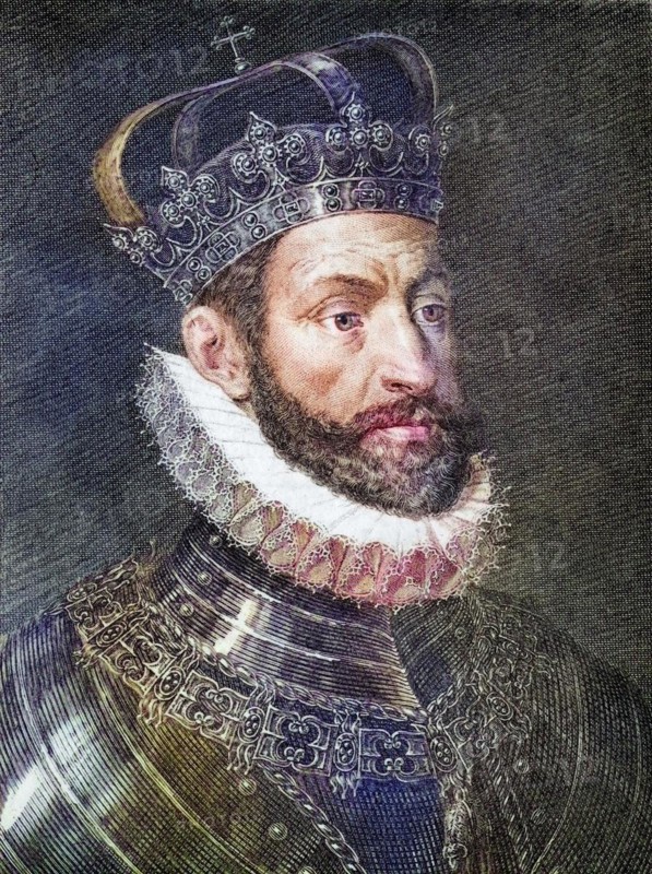 Charles V, 1500-1558, Emperor of the Holy Roman Empire (1519-58) and, as Charles I, King of Spain (1516-56), Historical, digitally restored reproduction from a 19th century original, Record date not stated