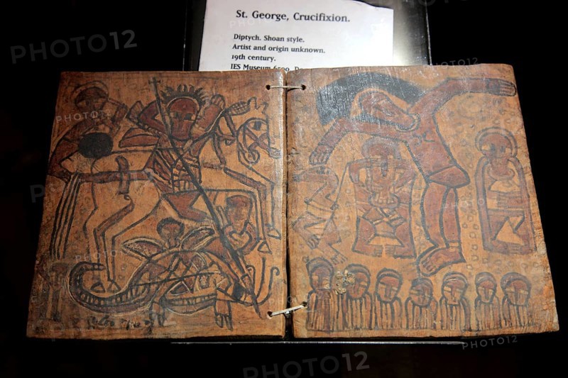 Pictures at St Mary's Church on Mount Entoto near Addis Ababa, Ethiopia, Africa
